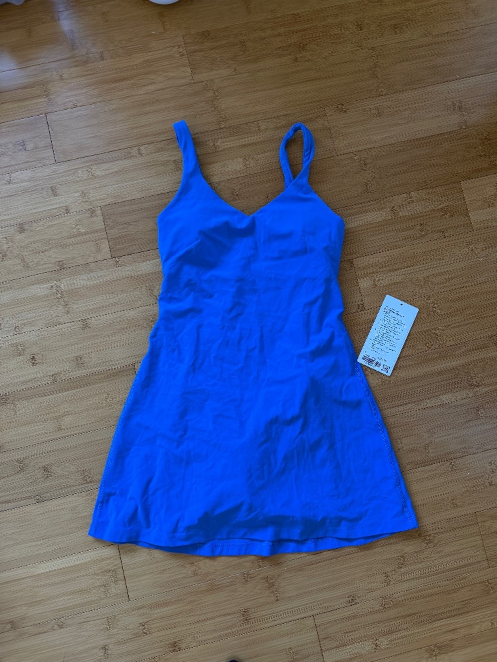 Lululemon size 4 pipe dream blue align dress
